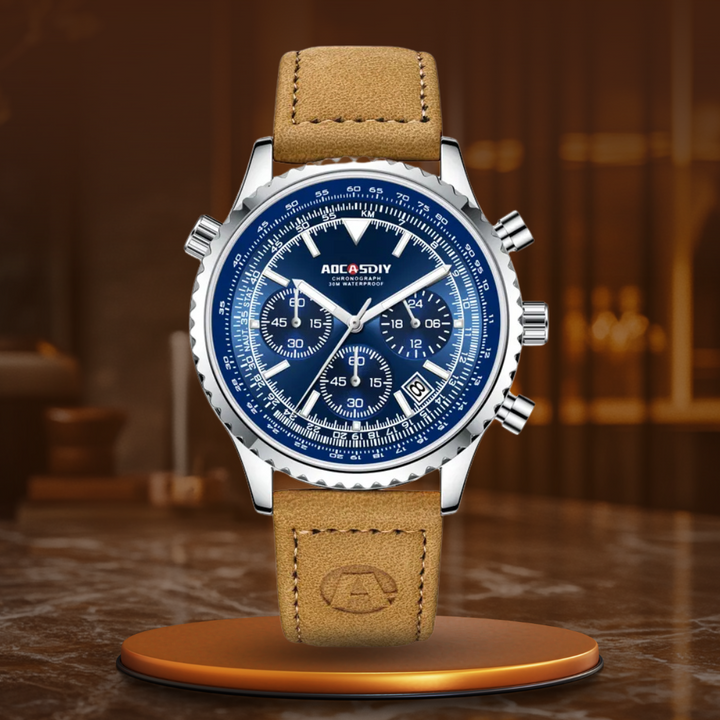 Luxe chronograafhorloge