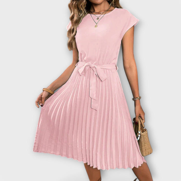 Shira™ | Zomer Midi Plissé Jurk