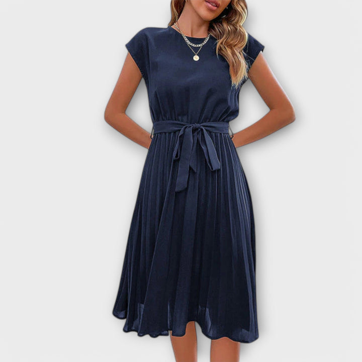 Shira™ | Zomer Midi Plissé Jurk