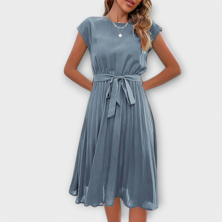Shira™ | Zomer Midi Plissé Jurk