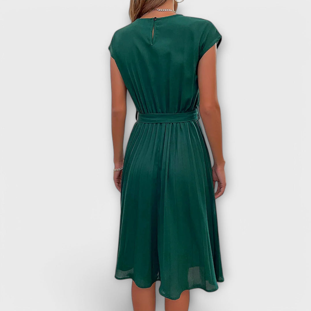 Shira™ | Zomer Midi Plissé Jurk