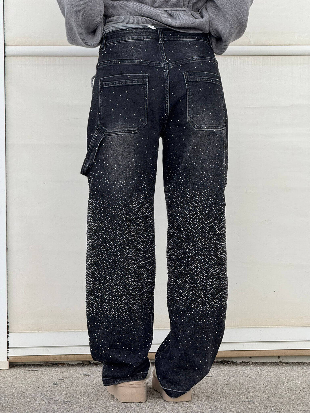 Victoria - Hoge Taille Glitter Jeans
