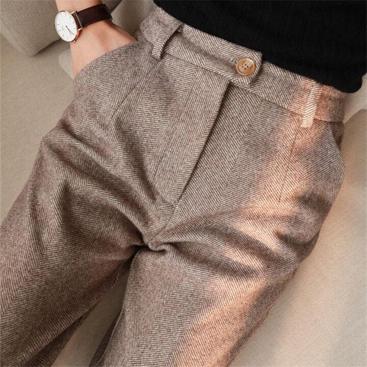 Lea | Vrouwen Plissé Broek