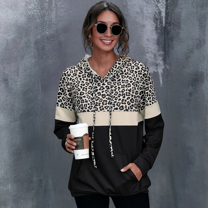 Leona™ – Onverschrokken & Fabelachtig Color Block Hoodie