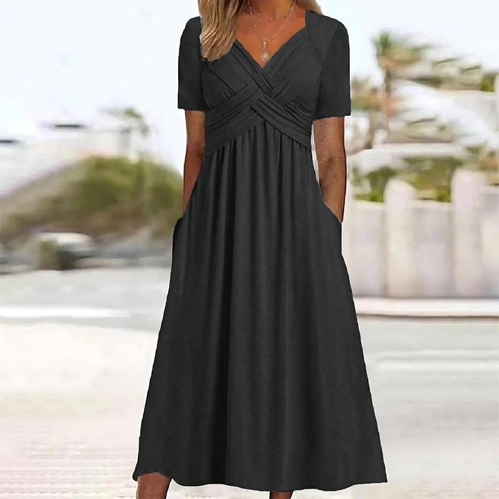 Elisa ™ | Elegante midi-jurk met flatterende buikcontrole