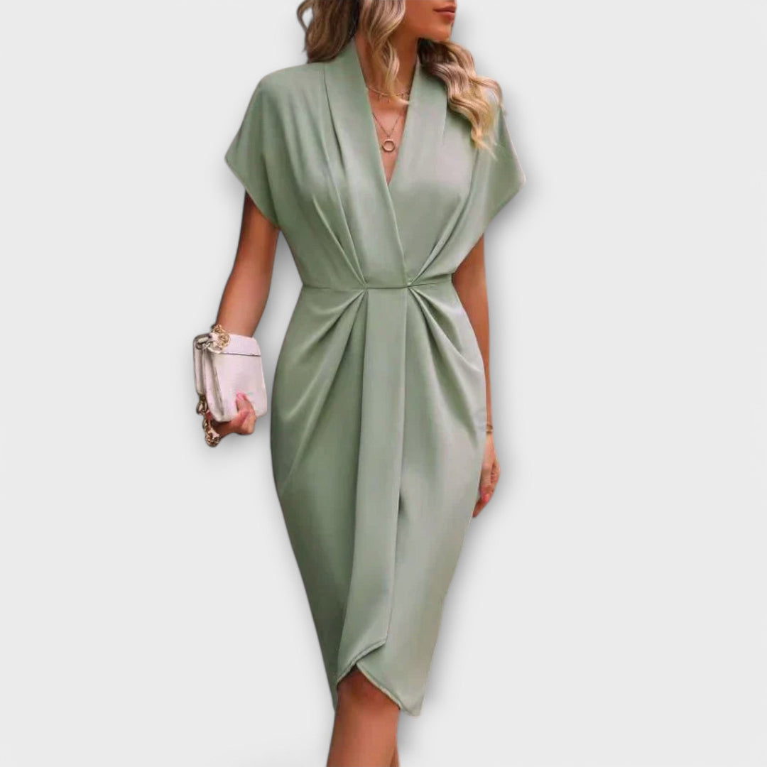 Dana™ | Midi-jurk met strik