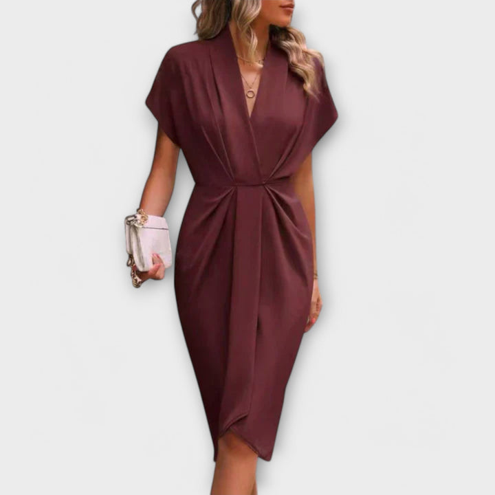 Dana™ | Midi-jurk met strik