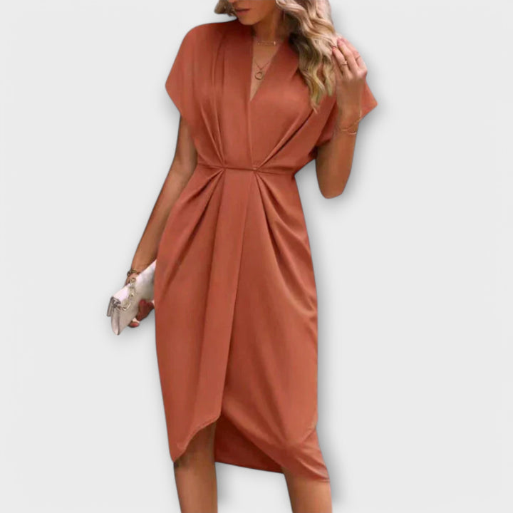 Dana™ | Midi-jurk met strik