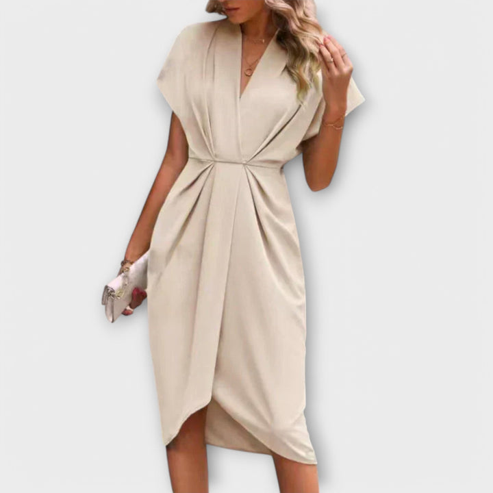 Dana™ | Midi-jurk met strik