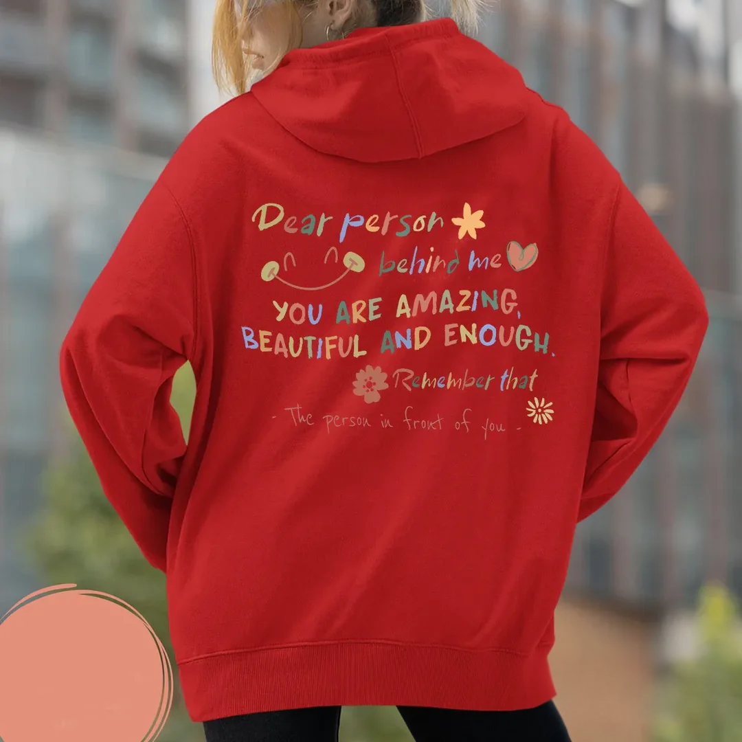 Mia™ – Hartelijke Boodschap Hoodie