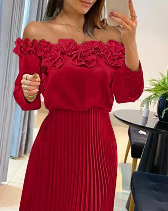 Noa™ | Schouderloze Maxi-jurk