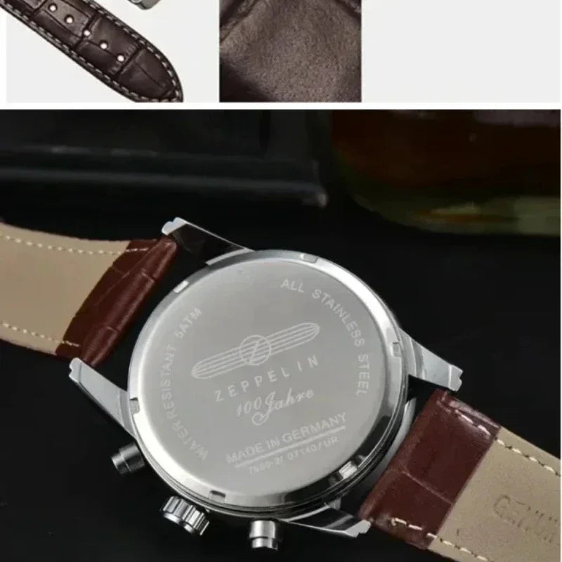 Zeppelin – Multifunctionele Quartz Chronograaf Horloge