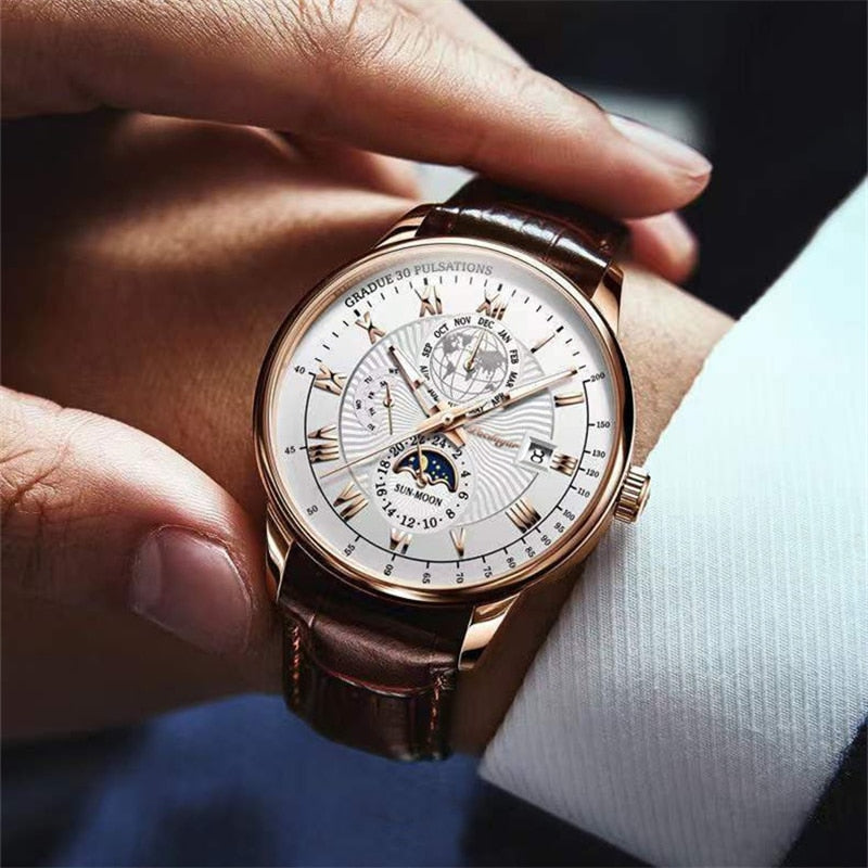 Alex - Trendy High-End Licht Quartz Horloge