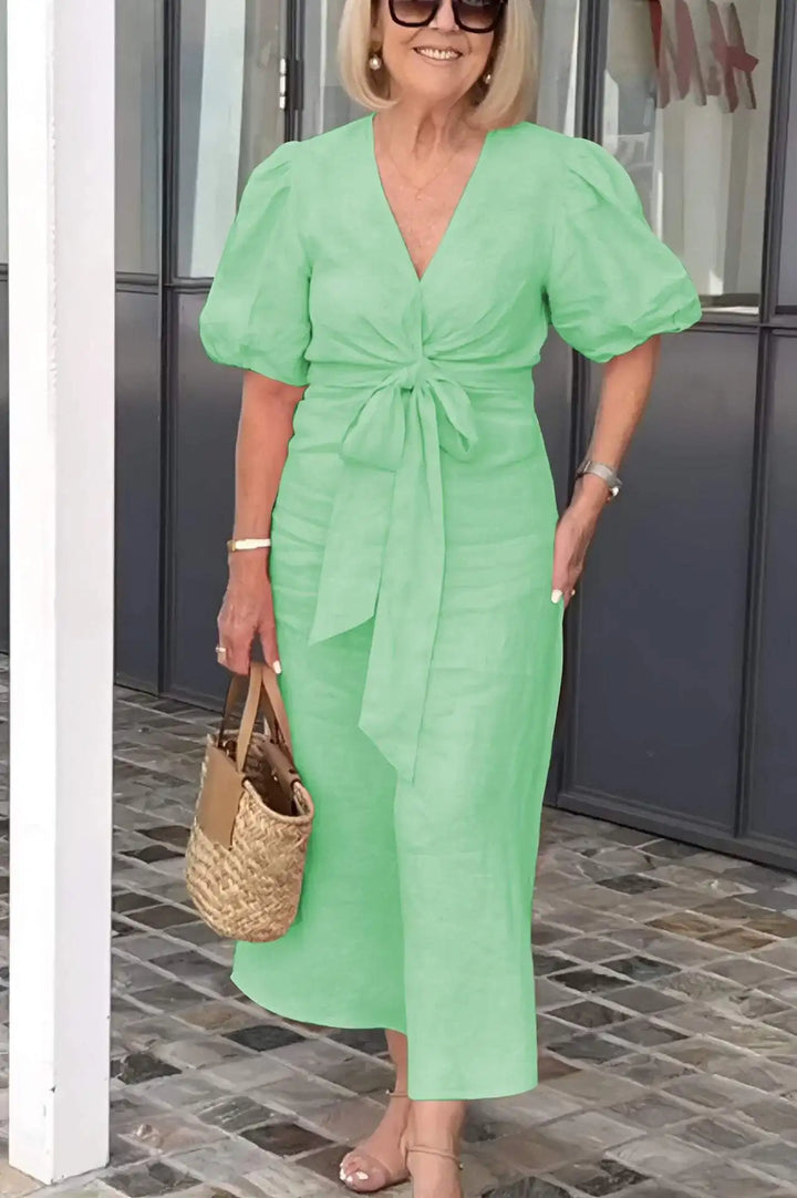 Natasha - Elegante V-hals Jurk