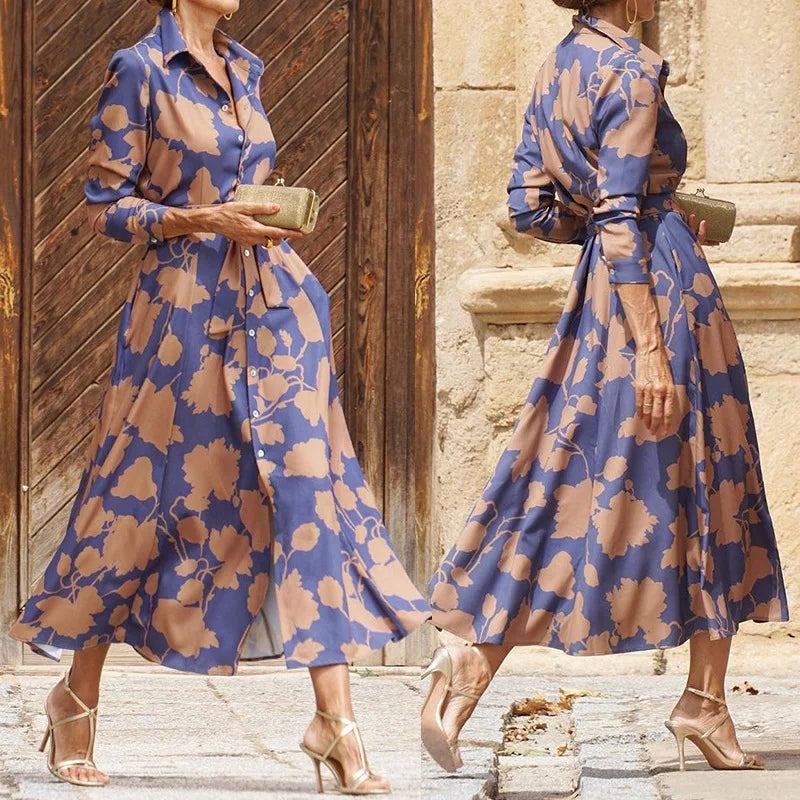 Lynn™ | Elegante V-hals jurk voor dames