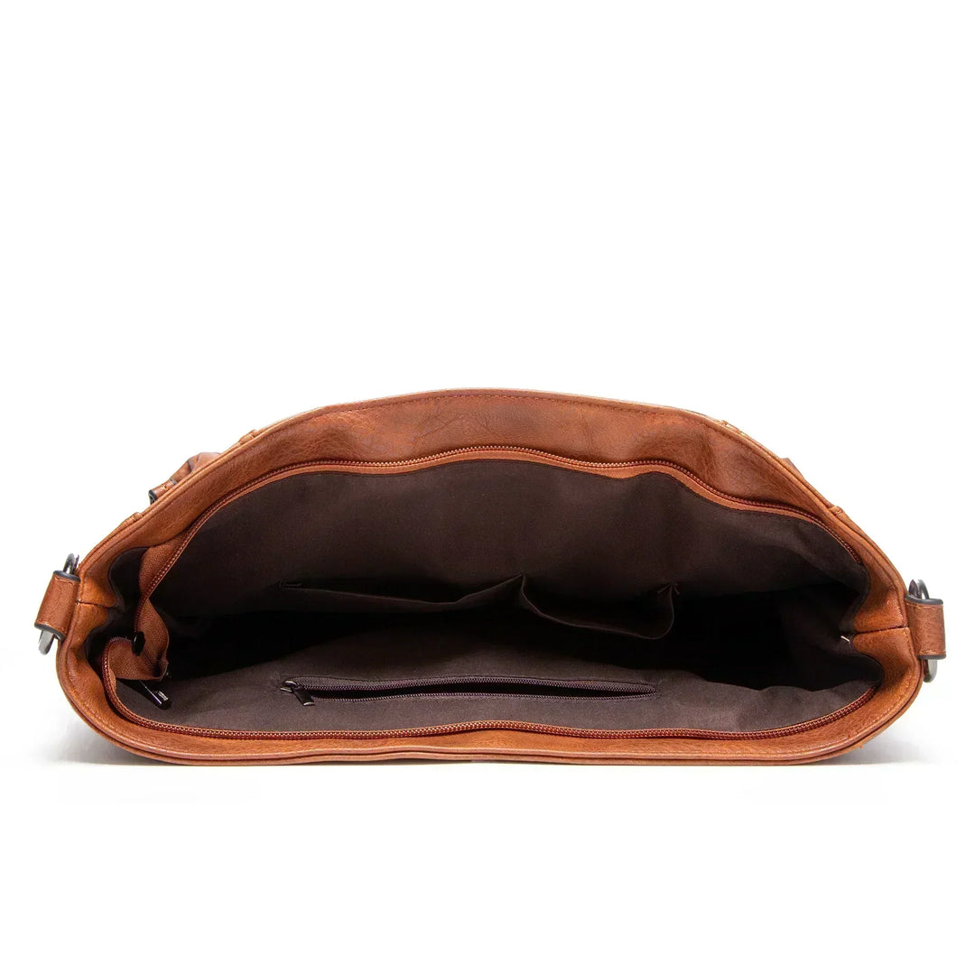 Priscilla - Vintage Vegan Leren Tas