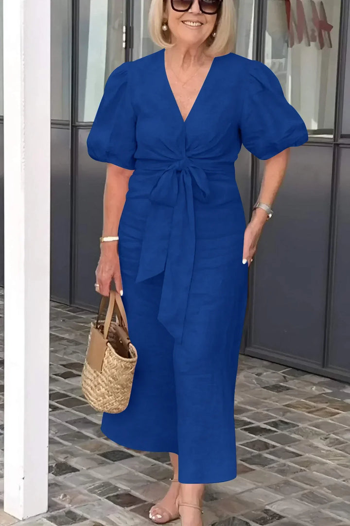 Natasha - Elegante V-hals Jurk
