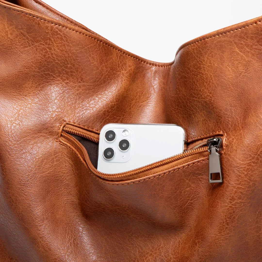 Priscilla - Vintage Vegan Leren Tas