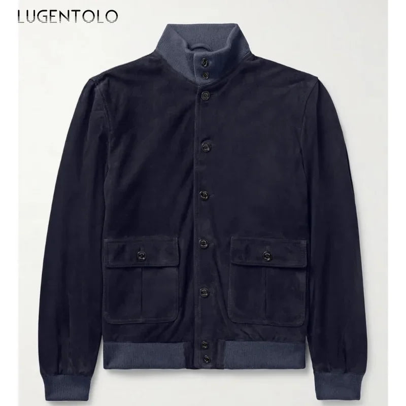 Roan™ – Vintage Bomberjack met Opstaande Kraag