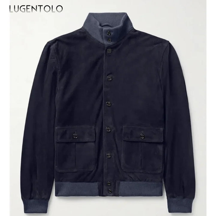 Roan™ – Vintage Bomberjack met Opstaande Kraag