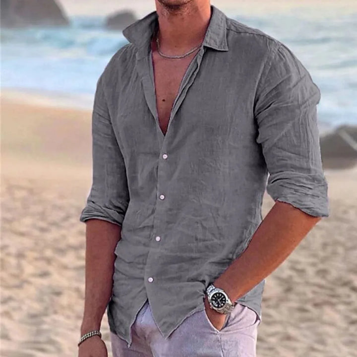 Mason™ – Casual Linen Elegance Shirt