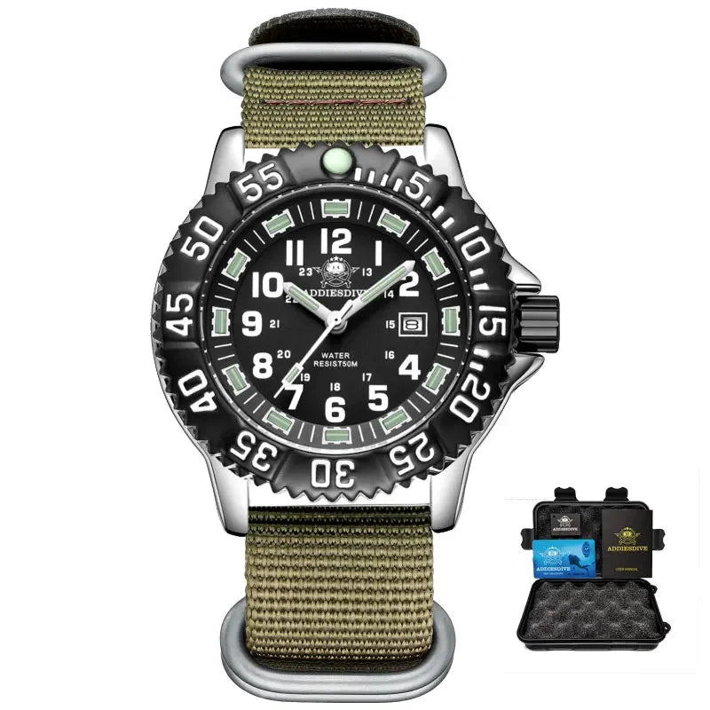 Lioren – 50M Tactische Quartz Horloge