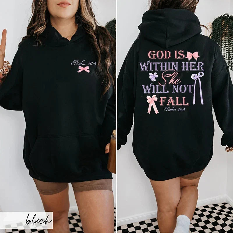 Faith™ – Psalm 46:5 Inspirerende Hoodie