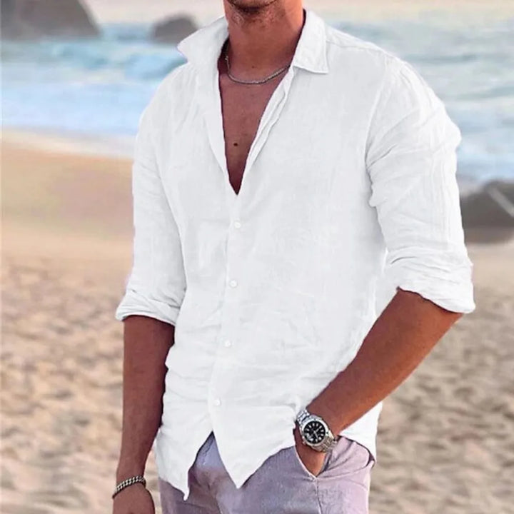 Mason™ – Casual Linen Elegance Shirt