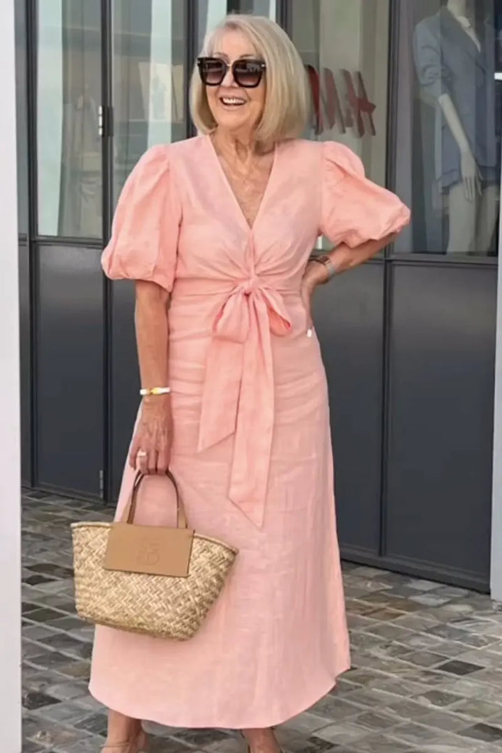 Natasha - Elegante V-hals Jurk