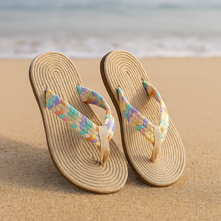 Marina | Gevlochten Flip-Flops