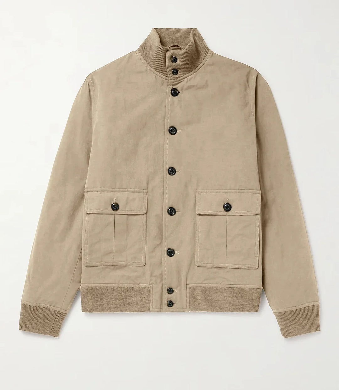 Roan™ – Vintage Bomberjack met Opstaande Kraag