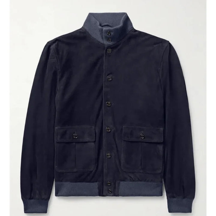 Roan™ – Vintage Bomberjack met Opstaande Kraag