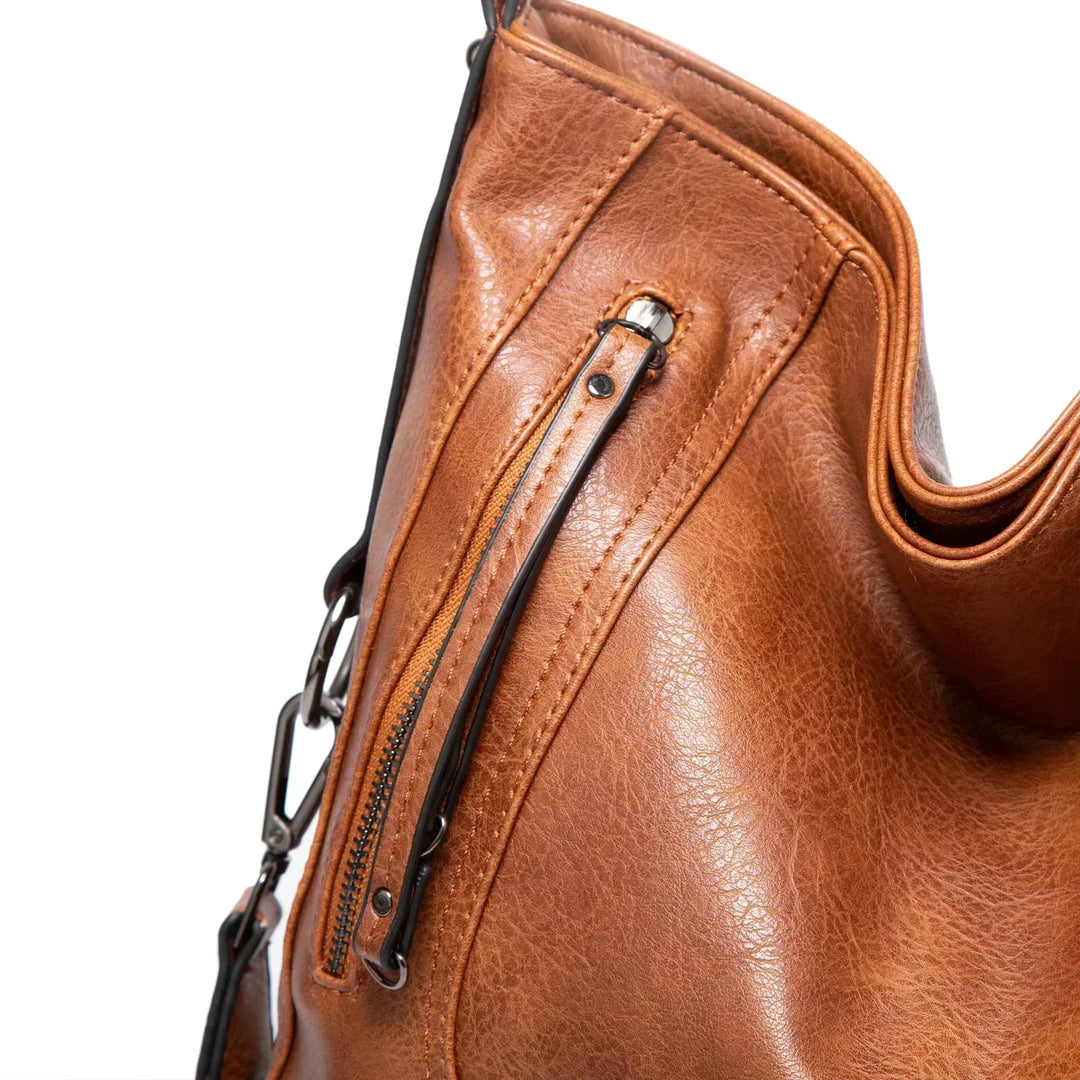 Priscilla - Vintage Vegan Leren Tas
