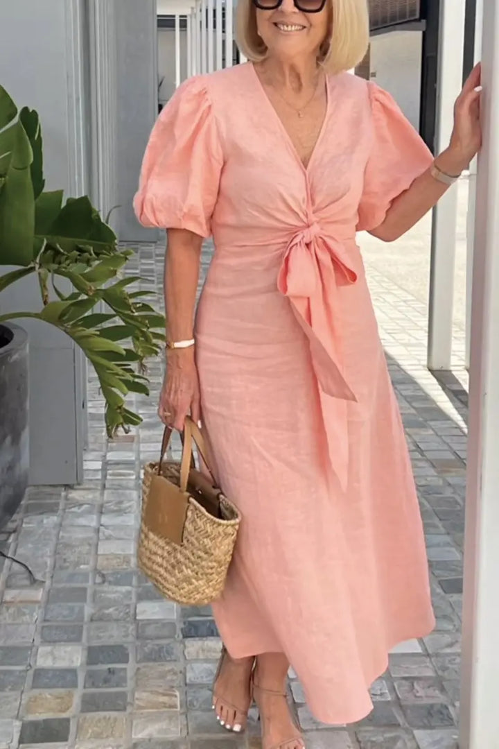 Natasha - Elegante V-hals Jurk