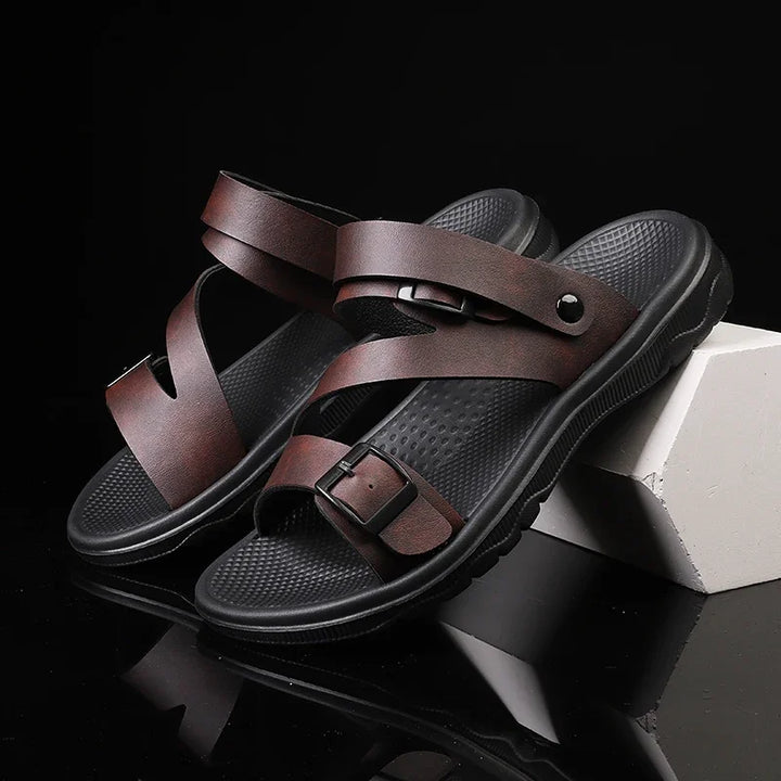 William™ – Outdoor Leren Comfort Sandalen