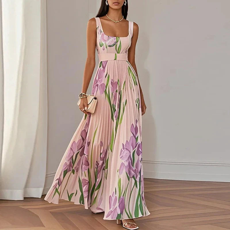 Oriah™ | Bloemen A-Lijn Maxi Jurk