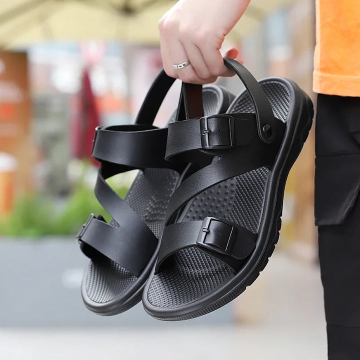 William™ – Outdoor Leren Comfort Sandalen