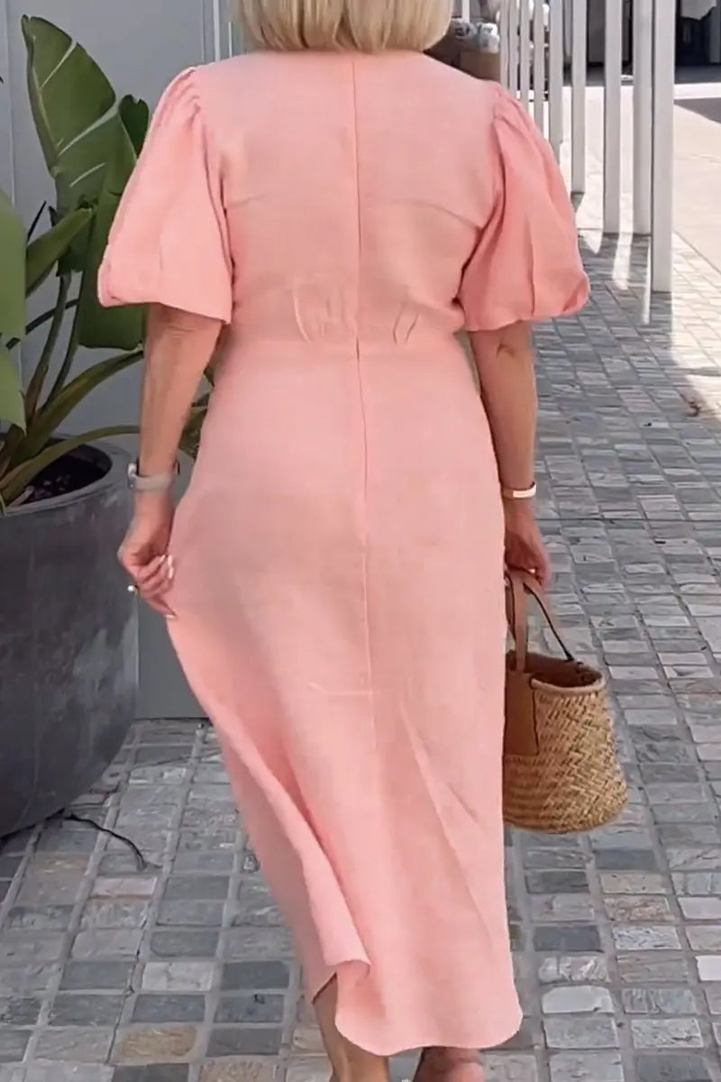 Natasha - Elegante V-hals Jurk