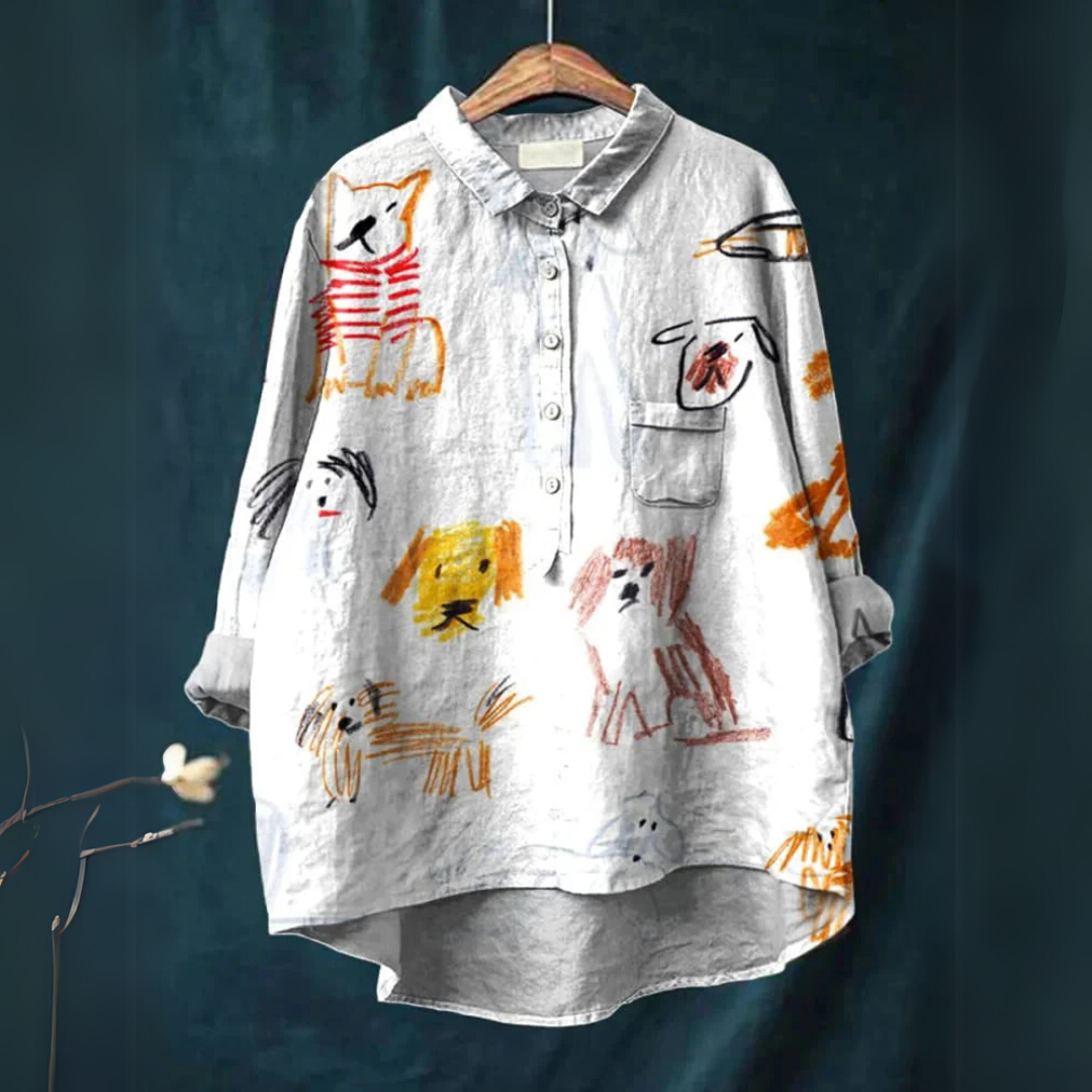 Bria™ - Hondenkunst T-Shirt