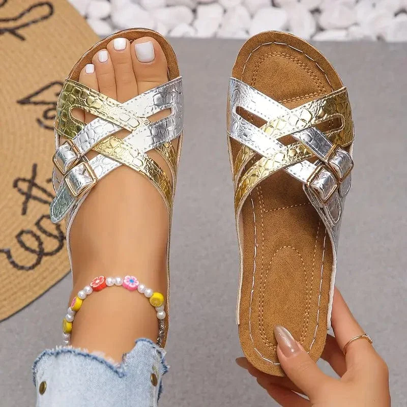 Amélie™ - Orthopedische Shine Step Sandalen