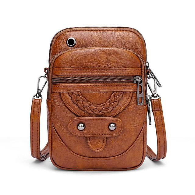Vellana - Vintage Leren Schoudertas