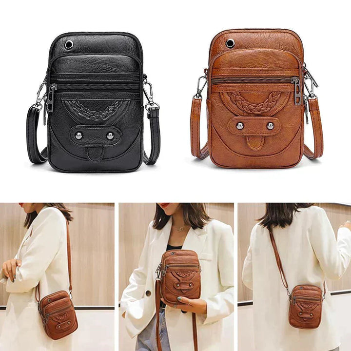 Vellana - Vintage Leren Schoudertas