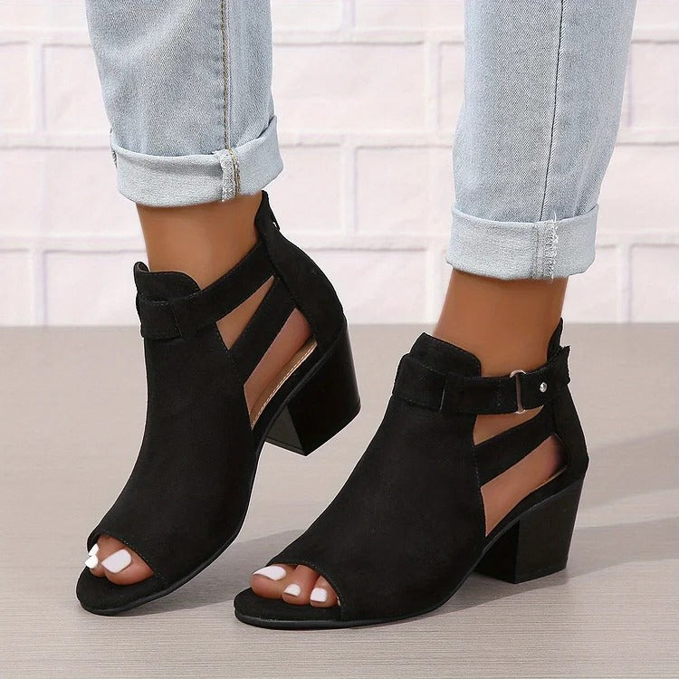 QUIRINA™ Gestapelde Hakken Orthopedische Sandalen