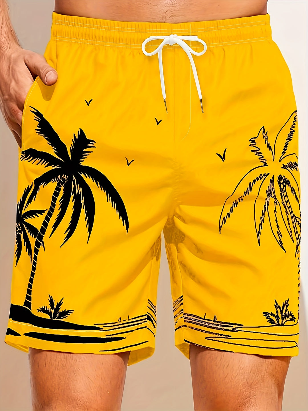 AquaPalm™ – Zwembroek met Tropische Print