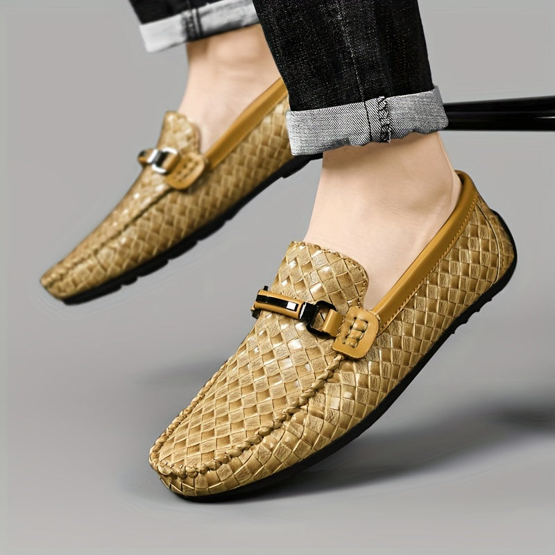 Sam™ – Geweven Leer Loafers