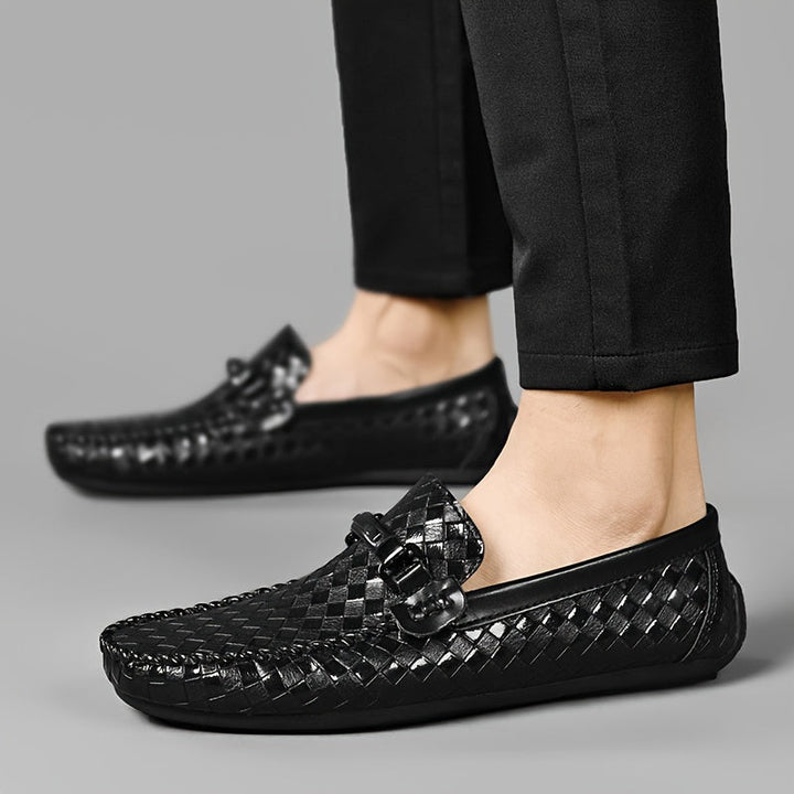 Sam™ – Geweven Leer Loafers