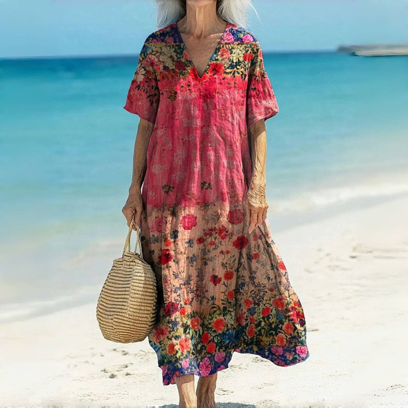 Minette™ - Jurk met Bloemenpatroon