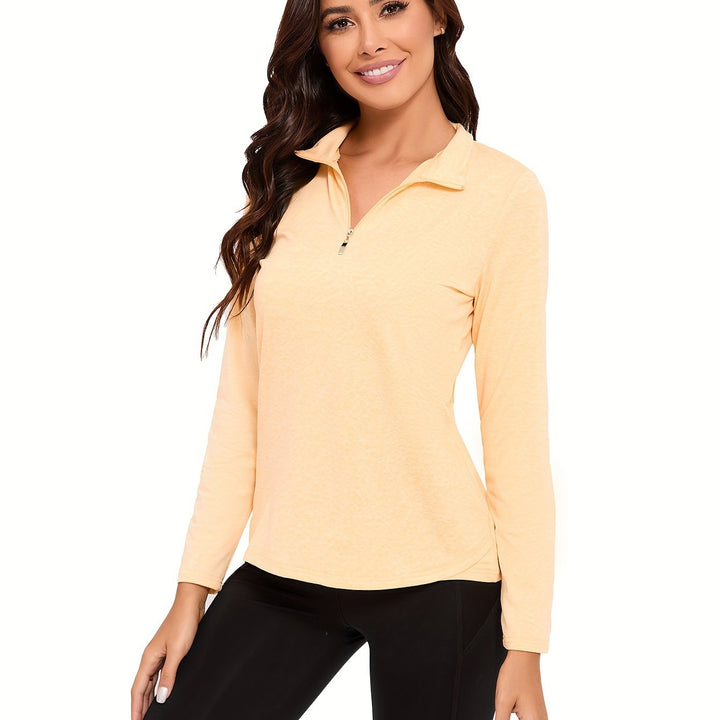 Ella™ – Sportieve Elegantie V-hals Trui