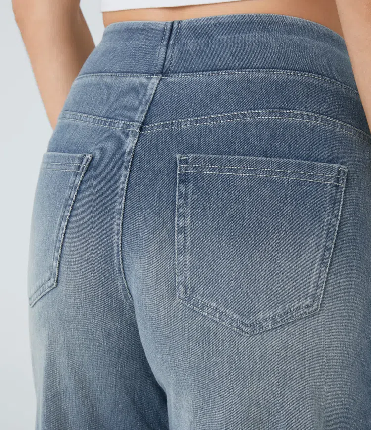 Solène - Relaxed Fit Wijde Jeans