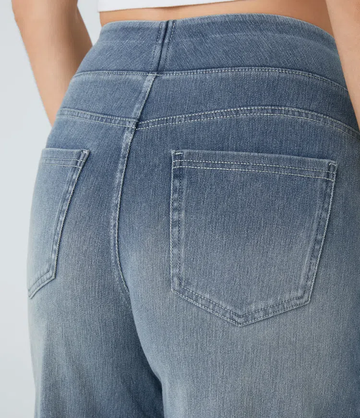 Solène - Relaxed Fit Wijde Jeans